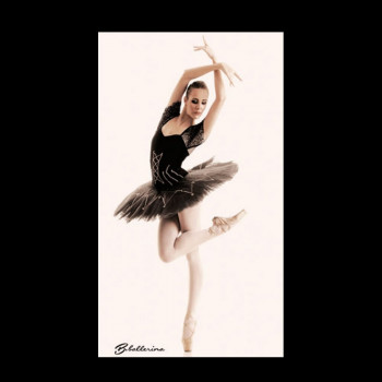 Poster B Ballerina tutu noir