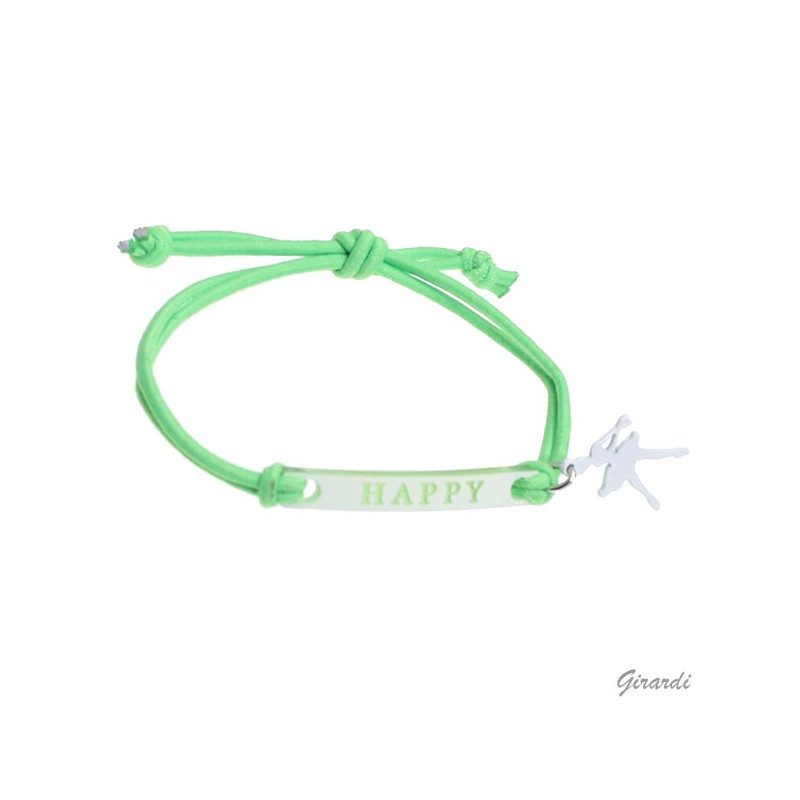 Bracelet Happy vert