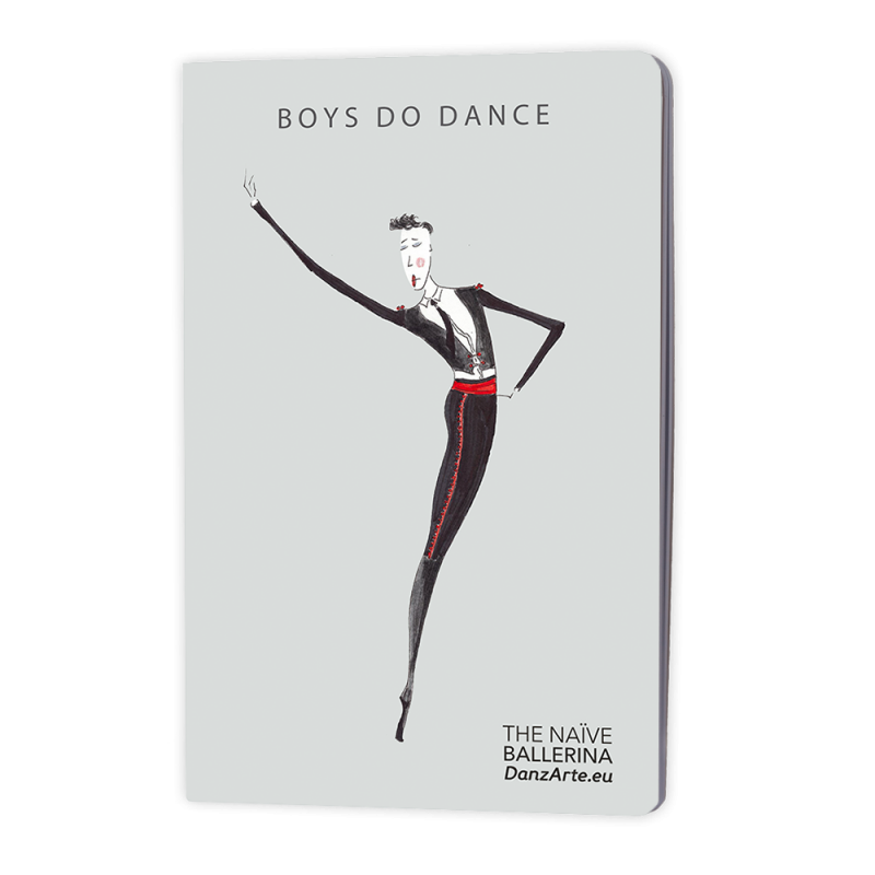 Cahier A5 "Boys do dance" Danzarte