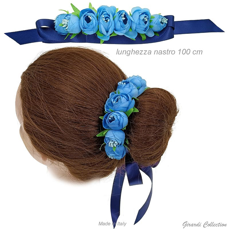Décoration pour cheveux "couronne de fleurs" 4