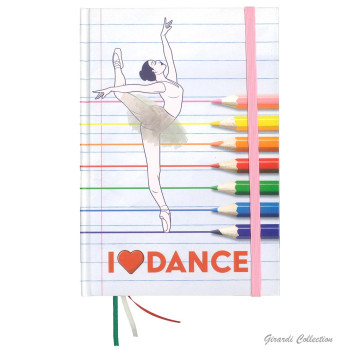 Carnet A5 "I love dance"